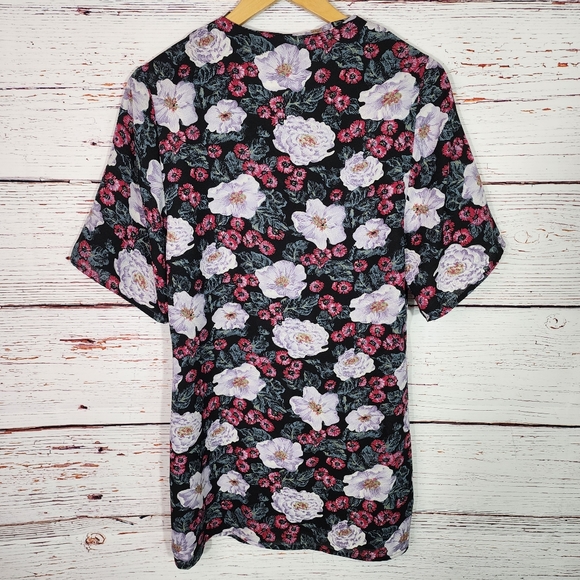 Vintage 80s Warren Z Shirt Dress - Picture 3 of 7